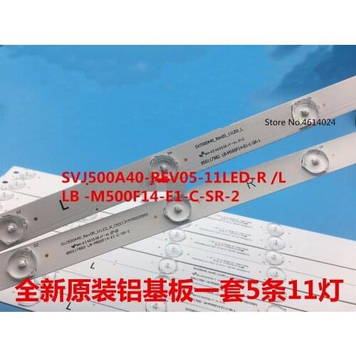 LED Backlight for changhong 50inch 50D2000I strip SVJ500A40 REV05 11LED 850117892 LB M500F14 E1 C SR 2