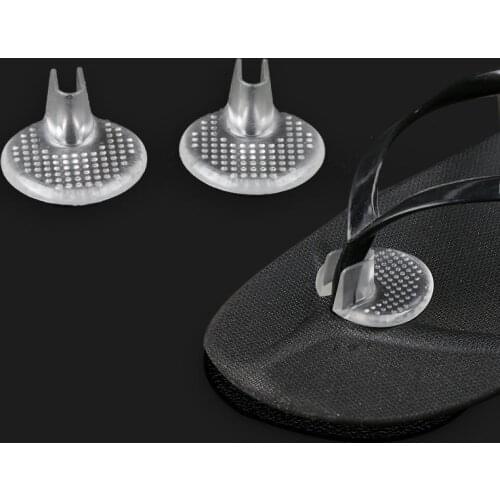 Dot Slippers Non-slip Clip Flip Flops GEL Transparent Wear-resistant Front Half Pad Flip-flops High Heels Herringbone Style