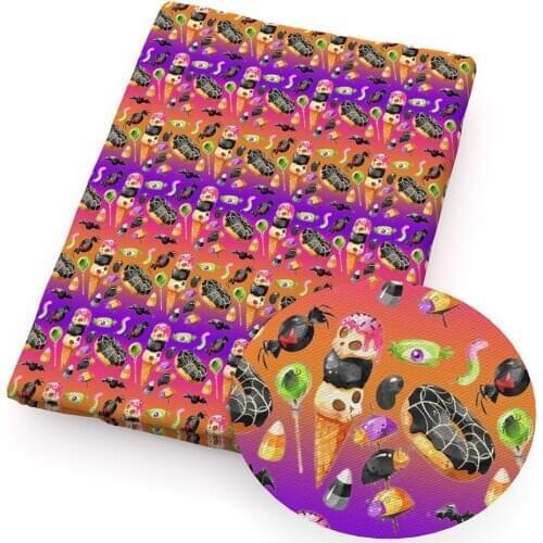 50*140cm Halloween Printed Polyester Cotton Fabric for Tissue Kids Home Textile for Sewing Cartoon Twill Fabric Quilting,c11655