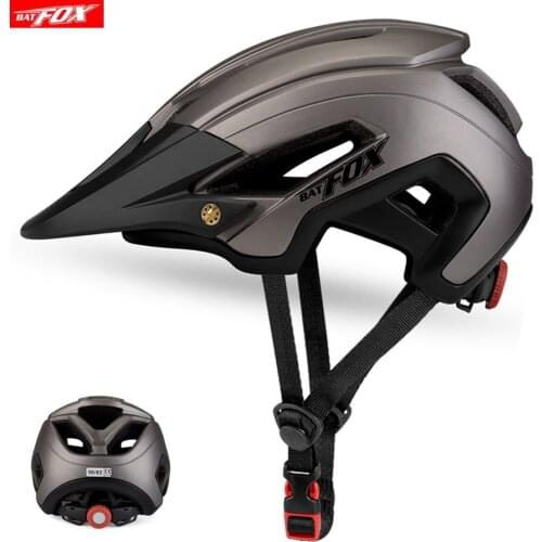 BATFOX Bike Helmet Mtb Cycling Helmet Integrally-Molded Women Bicycle Helmet Man Adult Road Fietshelm casco ciclismo bicicleta