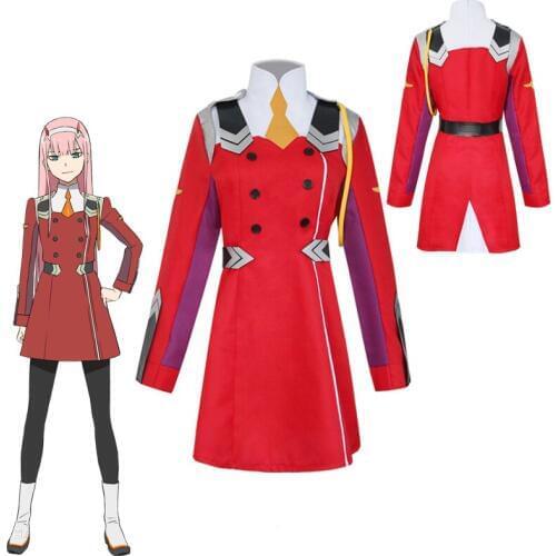 Anime DARLING 02 Zero Two Cosplay Costume DARLING in the FRANXX Cosplay DFXX Women Costume Halloween party Dress Free Shipping