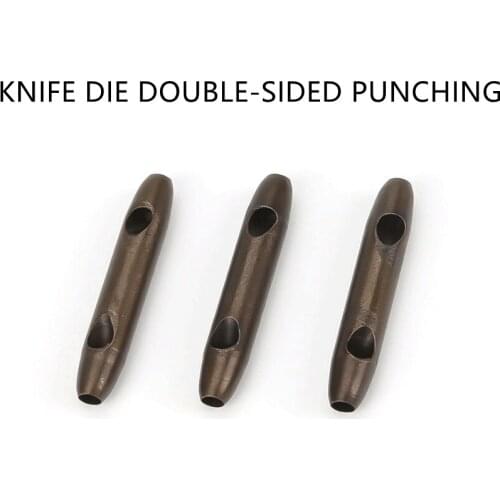 10pcs Double-sided Leather Punching Accessories Leather Punching Machine Puncher Leathers Textile Punch Knife Die Puncher