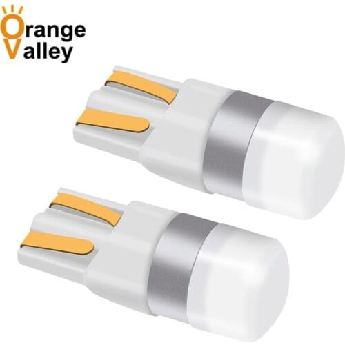 100PCS T10 LED Bulb W5w 1 LED Car 3030 SMD 194 168 Clearance Lights Reading Interior Auto Lamp Trunk light 12V 6000k