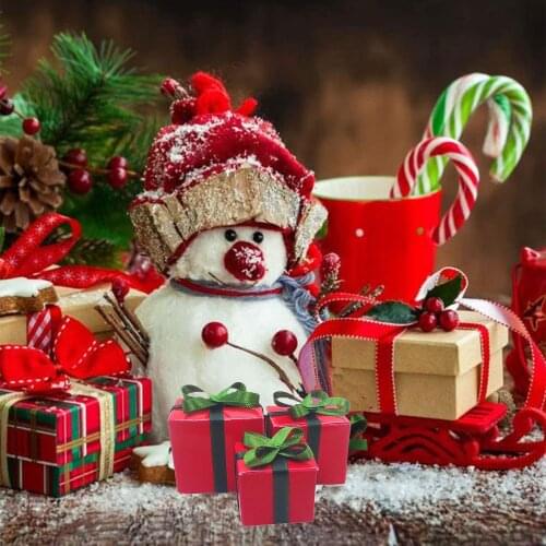 3 Pack 1/12 Dollhouse Miniature Christmas Gift Box Christmas Tree Hanging