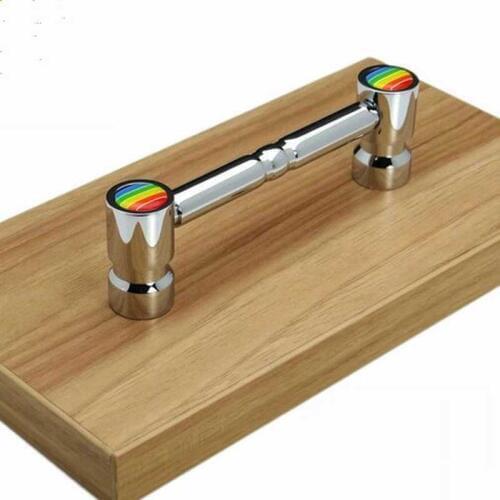 96mm fashion deluxe furniture decoration brass handles shiny silver wine cabinet wardrobe door pull chrome dresser drawer handle