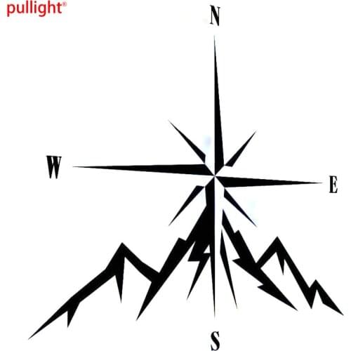 Car Stickers NSWE Fashion Compass Rose Navigate 4x4 Offroad Vinyl Decals Novelty JDM Drift Vinyl Decal Sticker