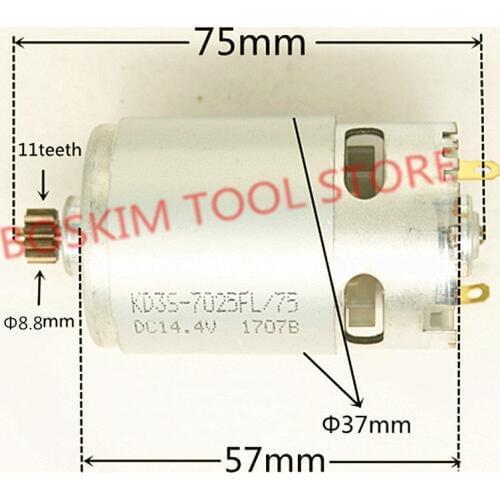 11 Teeth Motor RS-550 14.4V Replacement for BOSCH GSR14.4-2-LI 2 GSR18-2-LI 18V Electric Drill