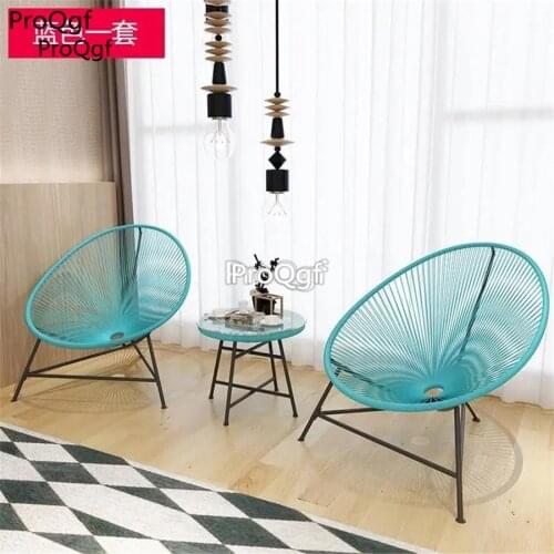 Prodgf 1 Set Creative Breathable Moon Chair And Stool