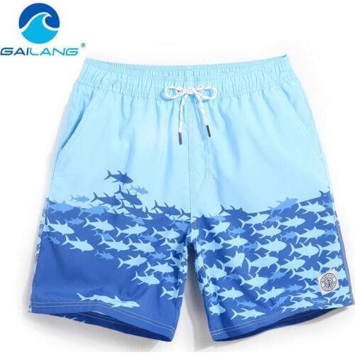 GAILANG Brand Swimwear Swimsuits Mens Beach Boardshorts Active Men Jogger Bermudas Boxers Gay Trunks Man Short Bottoms Quick Dry