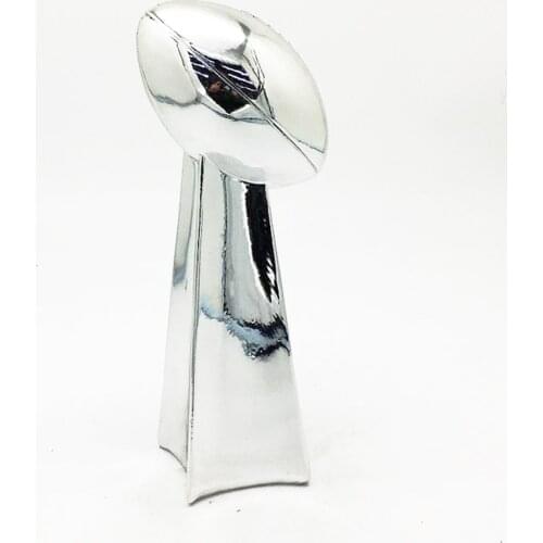Hot sale full size 52CM height Vince Lombardi Trophy aomei001 American Football Trophy Super Bowl Trophy Rugby Trophy