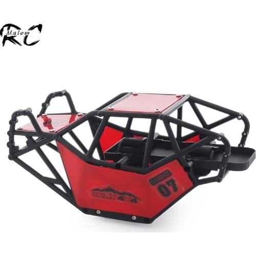 Nylon Rock Buggy Roll Cage 1.9 Shafty Tube Frame Chassis Kit for 1/10 RC Crawler Car Gmade R1 Axial Capra 1.9S DIY Parts