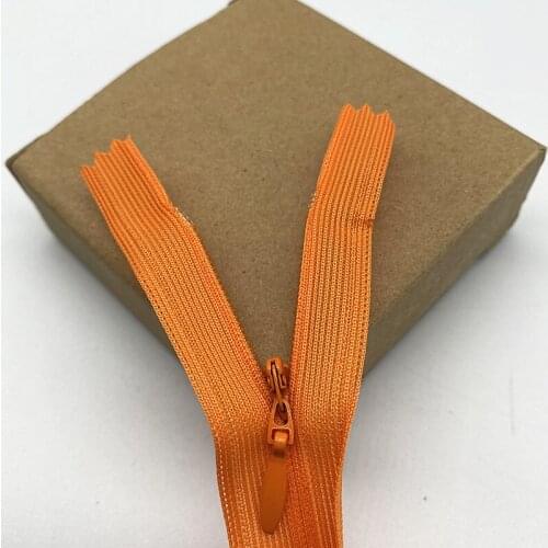 New 5pcs 25-35mm Invisible Lace Zipper Screen Side Color Invisible Zipper Nylon for Sewing Garment Accessories DIY #04