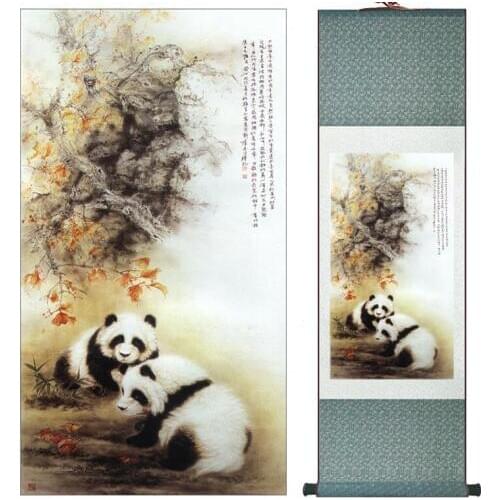 Pandas Super quality traditional Chinese Art Painting Home Office Decoration Chinese painting panda art painting