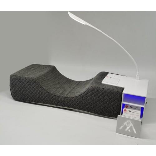 Eyelash Extension Grafting Pillow Neck Support & Shelf Light For Salon