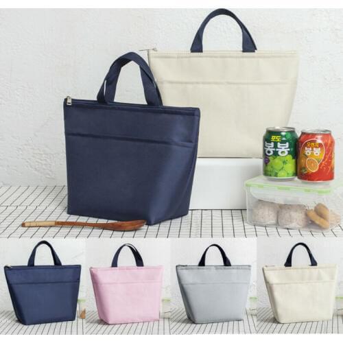 Portable Lunch Bag Insulation Thermal Waterproof Oxford Food Container Tote Handbag Lunch Bags Picnic Bags School Food Lunchbox