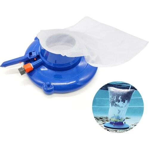Swimming Pool Cleaner Vacuum Suction Head Leaf Cleaner Useful Swimming Pool Accessories With Brushes And Swivel Wheels