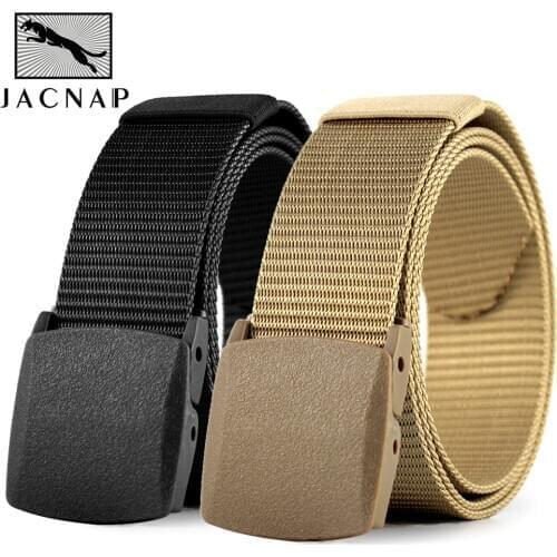 JACNAIP Military Tactical Mens Belt Black Outdoor Training Combat Nylon ArmySurvival Belts for Men 125cm ремень мужской