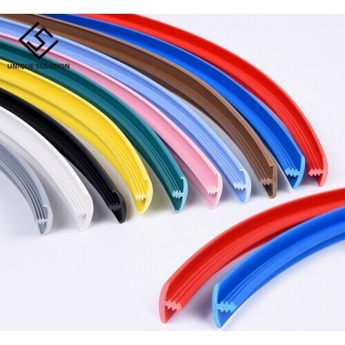 1 meter 16mm t molding plastic edge Soft rubber edges t-molding 18mm edging plastic trim t lining for Arcade machine T moulage