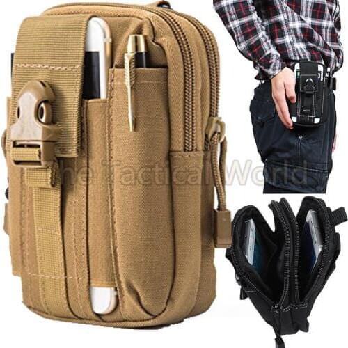 Tactical Pouch Molle Hunting Bags Phone Pouch Belt Waist Bag Men Military Pack Outdoor Pouches Case Pocket Camo Bag For Iphone