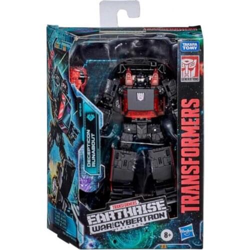 Transformers Generations War for Cybertron Earthrise Deluxe Class WFC-E41 Deception Runabout Action Figure Model Toy