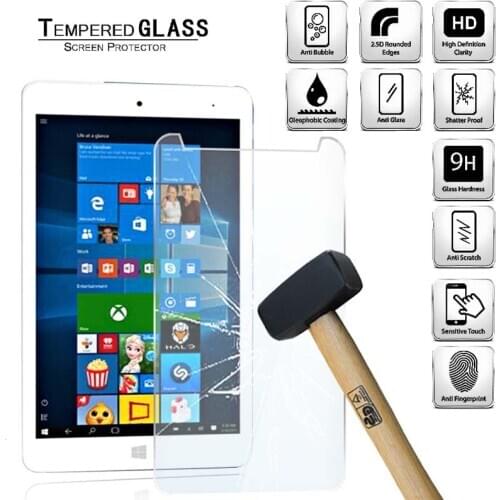 Tablet Tempered Glass Screen Protector Cover for Chuwi Hi8 Pro 8.0 incn Tablet Computer Anti-Scratch Explosion-Proof Screen