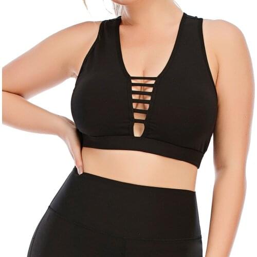 Women Hollow Out Yoga Sport Bra Fitness Running Vest sleep Underwear Padded Crop Tops Yoga Pants Clothes