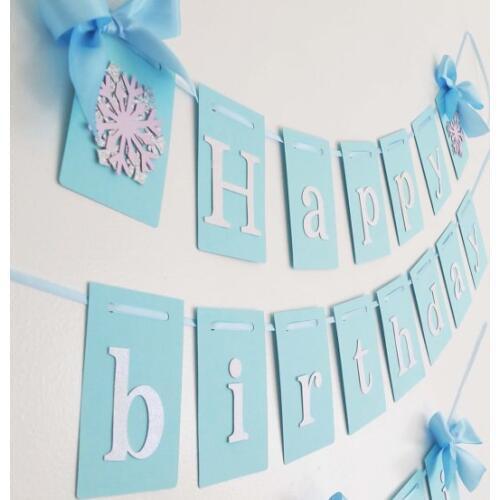 Winter onederland wedding birthday banners baby shower buntings nursery room party garlands photobooth backdrops