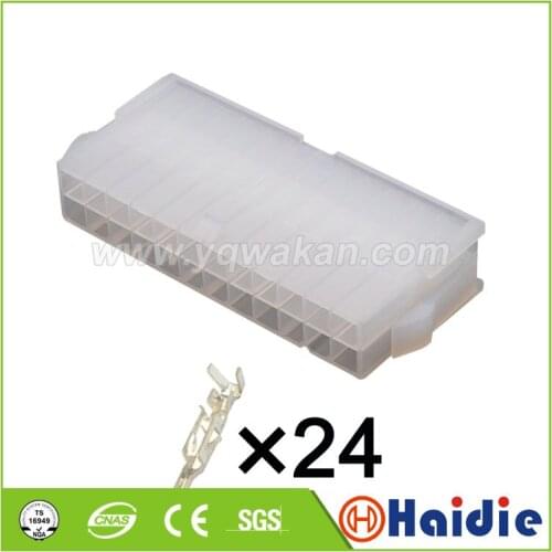 2sets 24pin auto housing electric 39-01-2241 wiring harness plug connector 3901-2241
