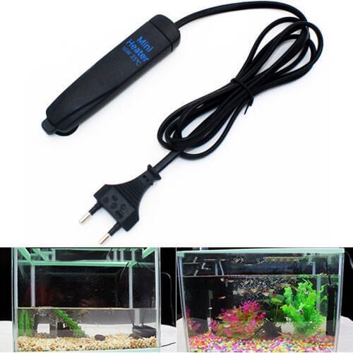 Aquarium Submersible Heater 8W Fish Tank Adjustable Water Heater Rod Temperature Control Supplies Tool