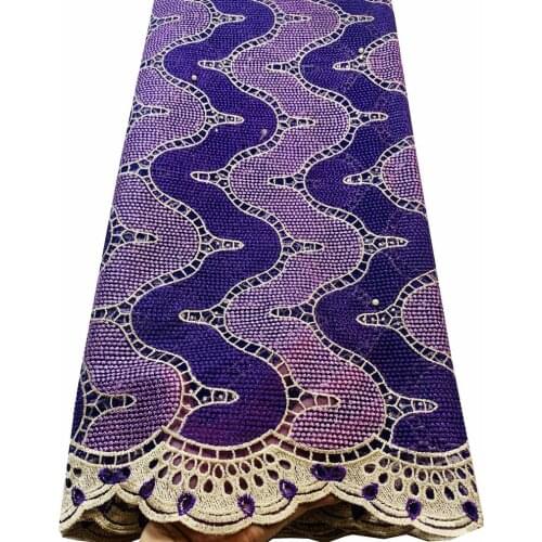 Purple African Lace Fabrics 2021 High Quality Lace Nigerian Tulle Lace Fabric Bride French Net Lace Fabric For Dress ELL2873