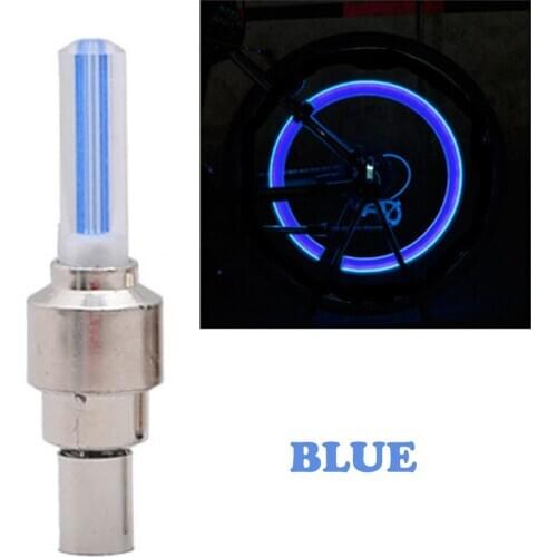Bike light mountain road bike bicycle lights LEDS Tyre Tire Valve Caps Wheel spokes LED Light Cap Flash LED Light Lamp Access