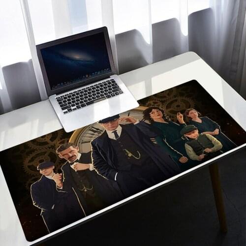 Peaky Blinders Gaming Laptop Gamer Desk Mat Mouse Carpet Anime Mouse Pad Xxl PC Gamer Cabinet Gamers Accessories Mausepad Rug
