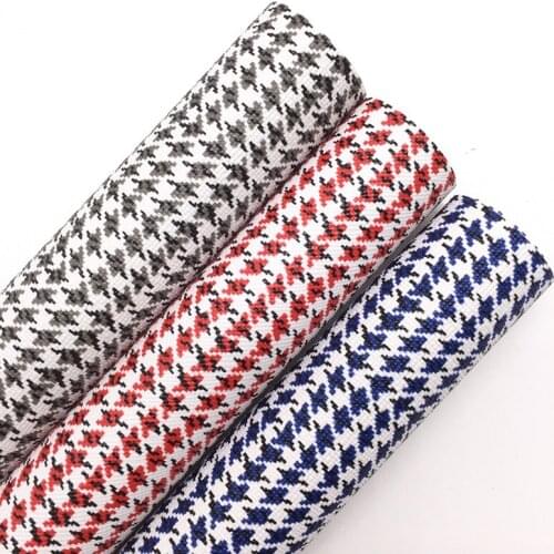 Thousands Birds Printed Synthetic Faux Leather Fabric Felt Backing Leather Vinyl For DIY Bows Earrings Bags 21X29CM 6S75A