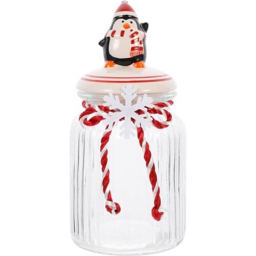 Creative Airtight Canister Ceramic Snack Storage Jar Food Storage Container