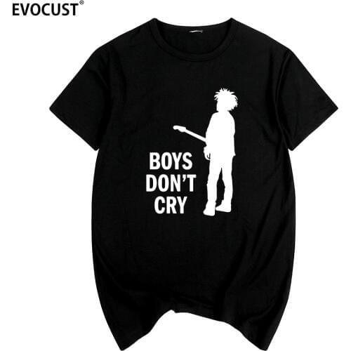 The Cure Boys Don't Cry Post Punk Summer print T-shirt Cotton Men T shirt New women TEE