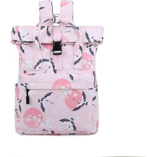 Fashion New Women Backpack School Bag for Teenagers Girls Preppy style Bookbag Ladies Polyester Laptop Backpack Female Daily Bag