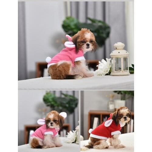 Soft Cat Dog Hoodies Pet Clothes for Dogs Pet Clothing Coat Jackets Sweatshirt for Chihuahua Doggie Cotton Pet Outfitst XS-M