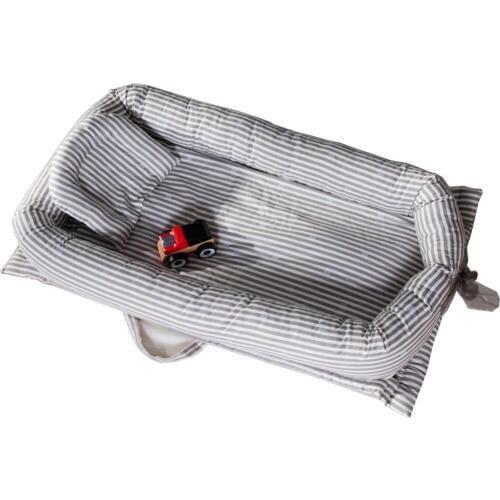 Portable Foldable Baby Infant Travel Soft Cotton Sleeping Crib Bed with Pillow