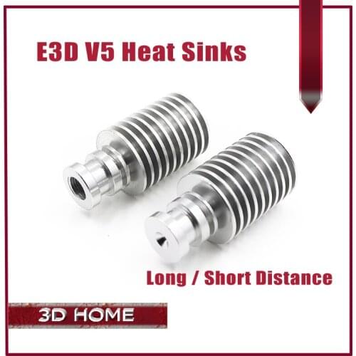 5Pcs E3D V5 Extruder Radiator For J-head Remote All-Metal Long / Short Distance Heat Sink For 1.75mm 3mm Feeding For 3D Printer