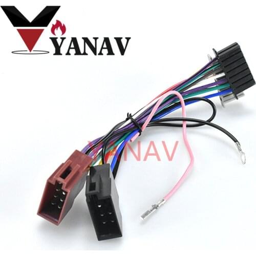 12-108 ISO Radio Adapter for BMW forCHRYSLER forDODGE for JEEP(select models)Wiring Harness Connector Lead Loom Cable Plug