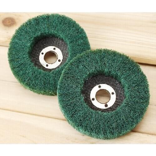 4" Vertical, scouring, polishing wheel, drawing round, scouring cloth wheel, size 100 * 16mm,grinder sander