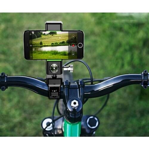 Upgrading Design Multi-Functional Burglarproof Phone Bracket Motorcycle Phone Holder with Compass Guider and LED Light