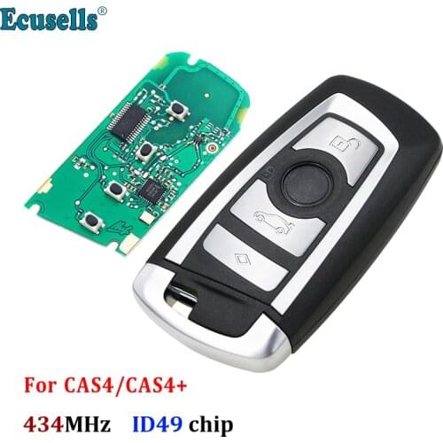 Smart 4 buttons 434MHz remote key fob for BMW F CAS4 CAS4+ 3 5 7 Series X5 X6 F20 F21 F22 F24 F30 F31 F32 ID49 Hitag Pro chip