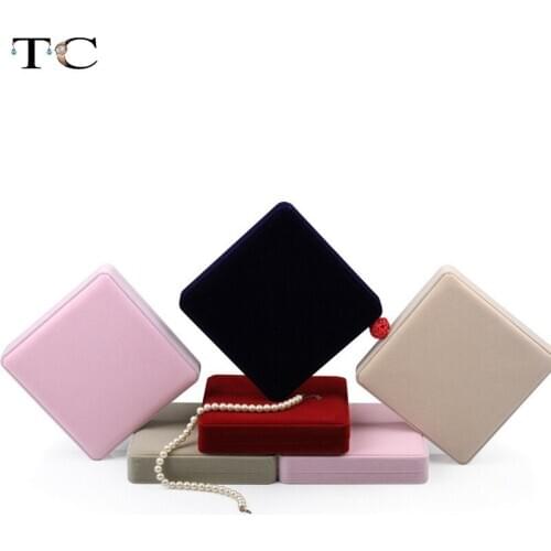 Heart-shaped Pearl Necklace Box Jewelry Box Gift Box Mom Gift Box Jewelry Box Can Be Commercially Available