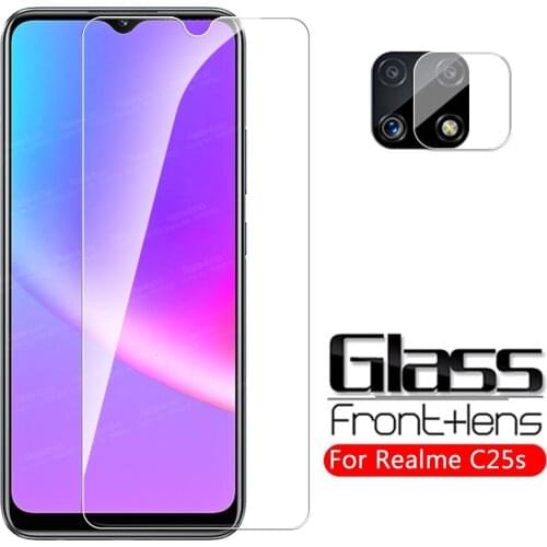 For Realme C25s Glass Camera Protective Glass For Oppo Realme C25 s Realmy Realmi C 25s RealmeC25s Screen Protector Cover Film
