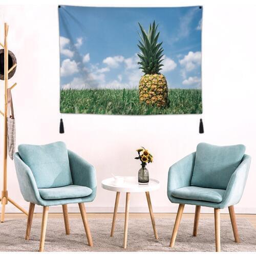3D Background Fabric Valance Tapestry Wall Hanging Plants Bedroom Living Room Blanket Yoga Beach Towel Tablecloth Home 100*70