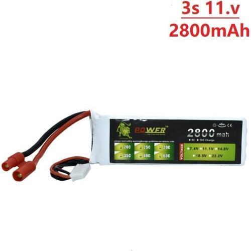 Upgraded 2800mah 11.1v Battery For BAYANGTOYS X16 X21 X22 803496 11.1v 2200mah 3s Battery for X16 x21 RC Quadcopter Spare Parts