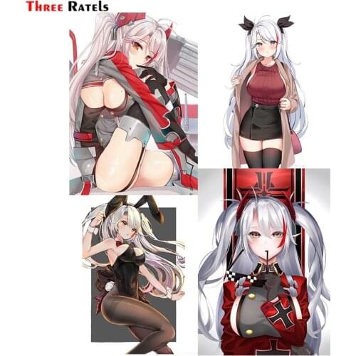 Three Ratels F13 prinz eugen azur lane Anime car sticker for passat b5 auto decoration waterproof pvc vinyl school iphone decal