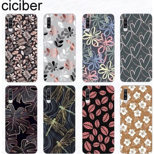 Case for Samsung Galaxy A51 S20 A71 A50 A70 A80 A90 A40 A30 A20 A60 A10 A20e Ultra Plus Silicone TPU Tree Leaves Dragonfly Funda