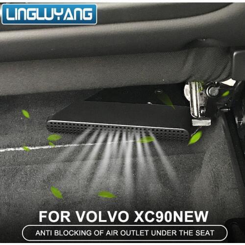 For volvo xc90 2015 2016 2017 2018 2019 seat lower air outlet cover lower vent dust cover Car accessories
